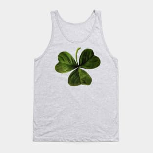 Shamrock Clover Irish Symbol Vector Cut Out Tank Top